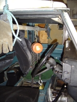  hoist worked well - and even managed to avoid breaking the passenger door glass...